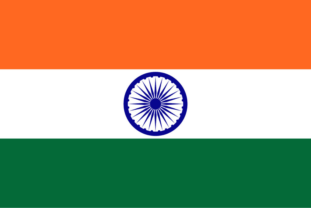 The flag of India with three horizontal stripes—saffron, white with a blue Ashoka Chakra, and green—is a powerful symbol...
