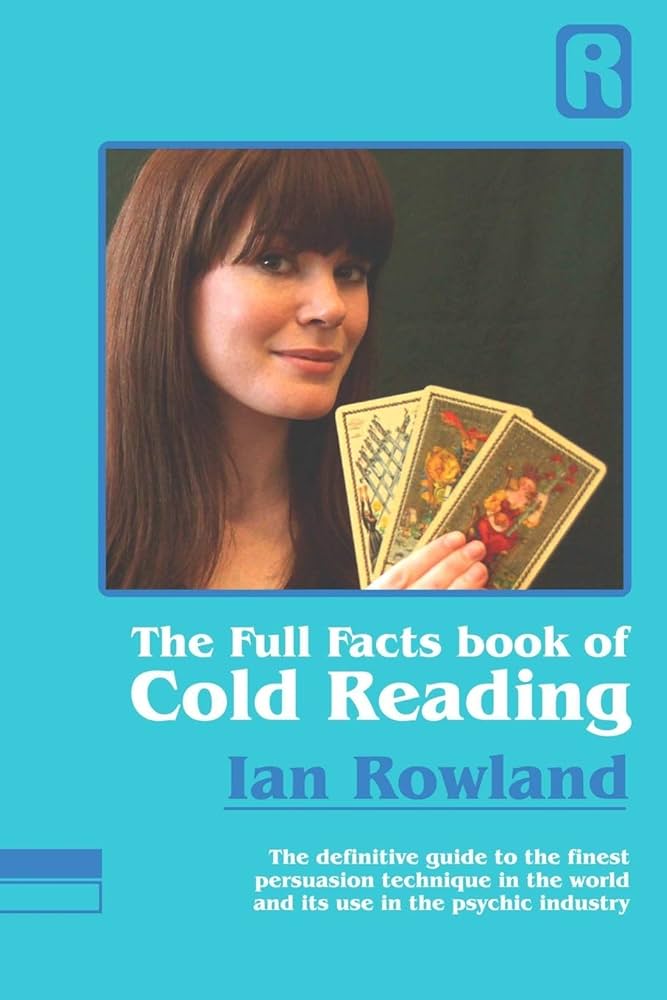 Book cover featured in Ian Rowland：コールド・リーディング